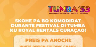 Por hür stul i mesa durante Festival